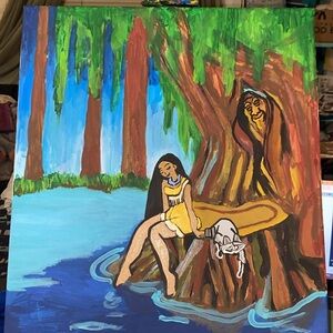 Colorful Nature Art Canvas -POCAHONTAS